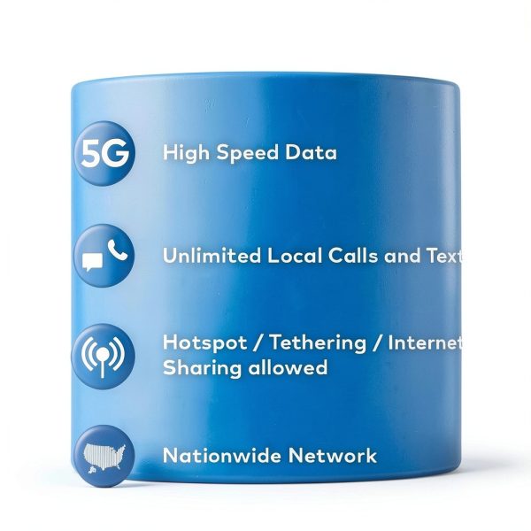 5G US SIM Card Tsim Unlimited Data Phone SIM-1
