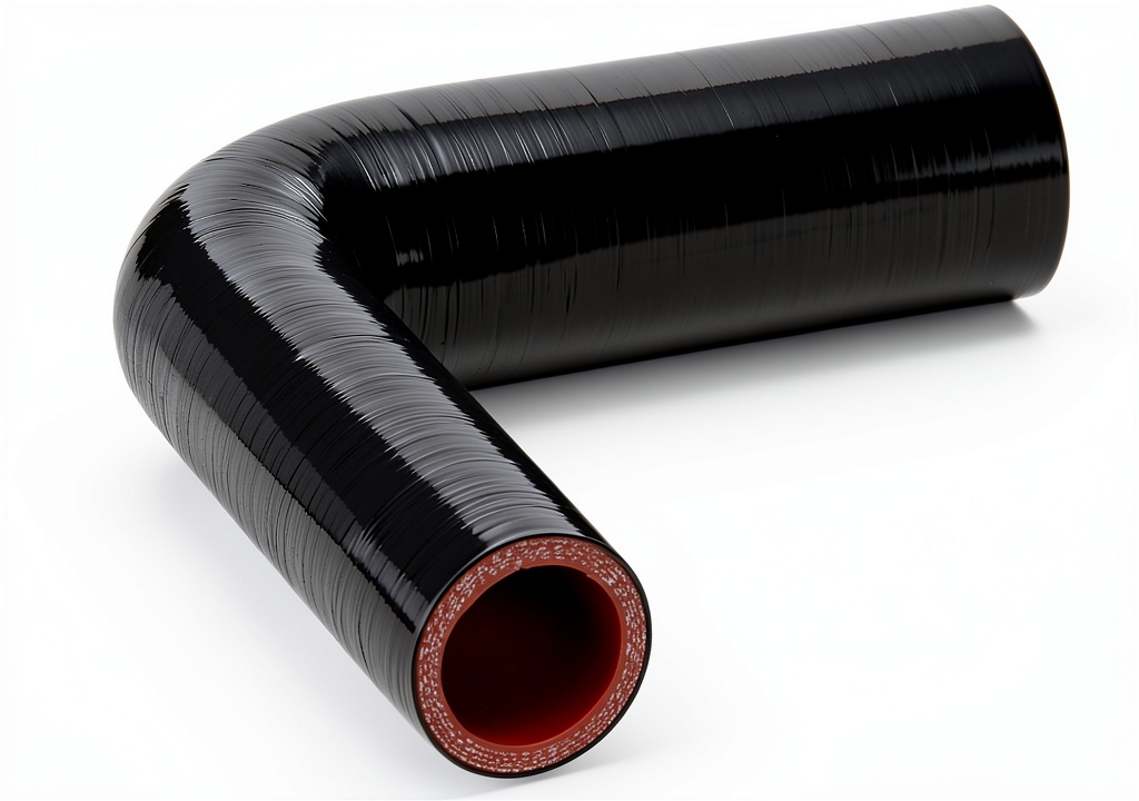 HPS silicone turbo hose installed on a marine engine