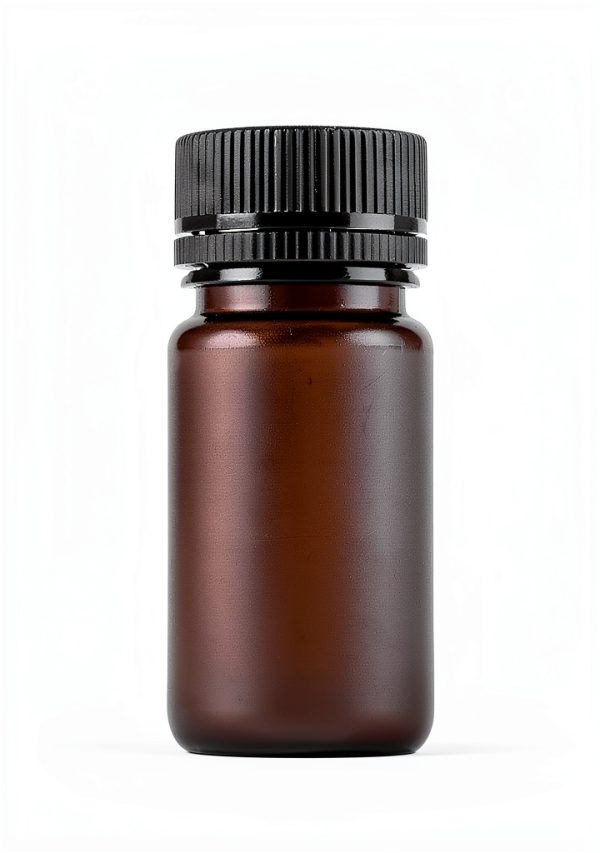 60ML 2OZ Amber Wide Mouth PP Reagent Bottles with PP Caps Pack of 20-0