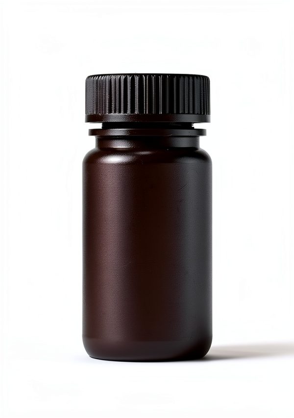 60ML 2OZ Amber Wide Mouth PP Reagent Bottles with PP Caps Pack of 20-2