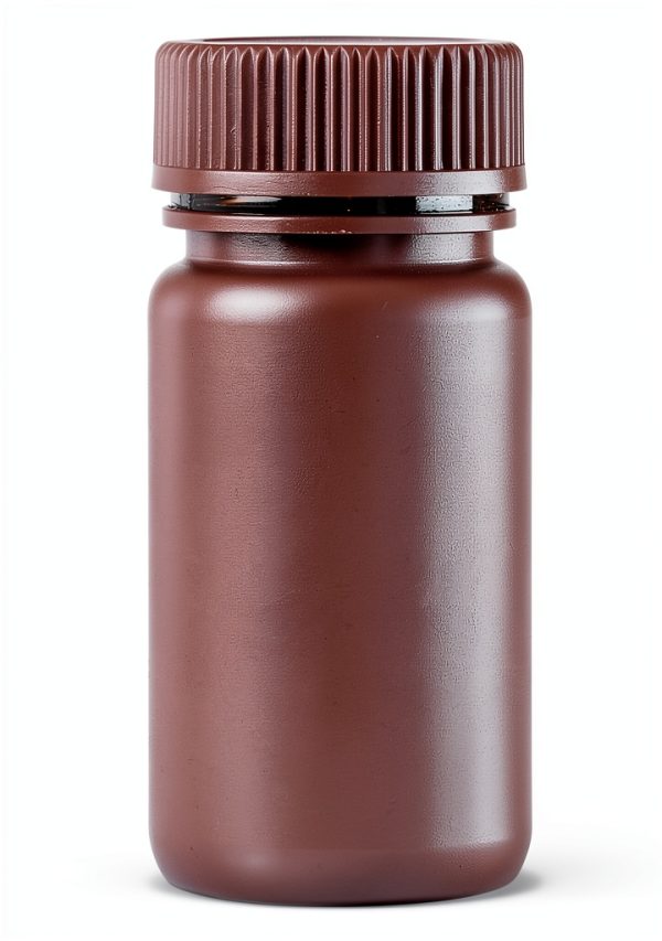 60ML 2OZ Amber Wide Mouth PP Reagent Bottles with PP Caps Pack of 20-4