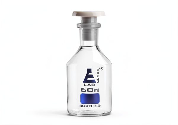 EISCO 125mL Glass Reagent Bottle with Acid Proof Polypropylene Stopper-3