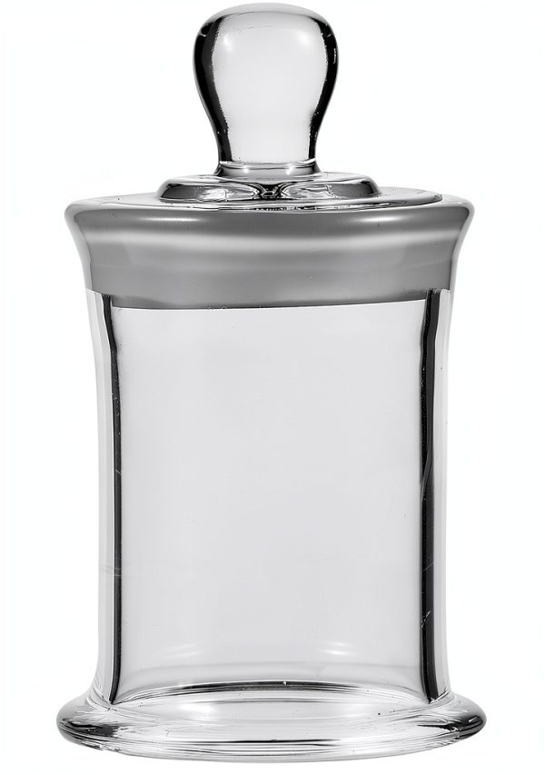 Baluue Borosilicate Glass Reagent Bottle, Wide Mouth Specimen Jar with Ground Stopper, Laboratory Chemical Storage Containers, Clear Sample Vials for Essential Oils Liquid-0