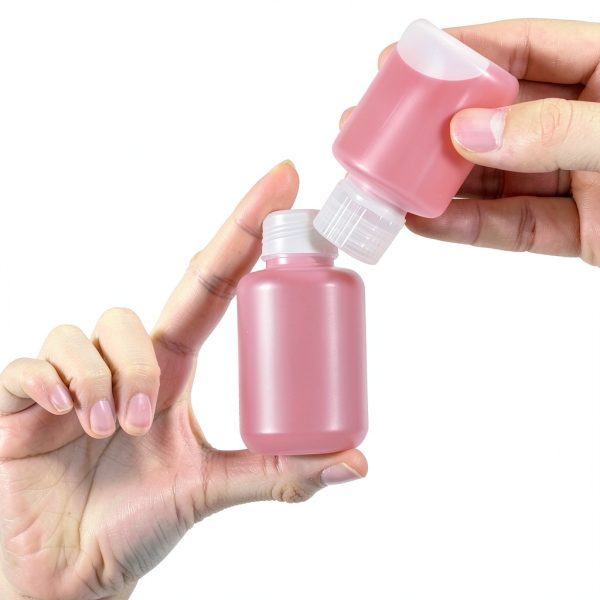 3.4oz Narrow Mouth Plastic Bottles UMETASS HDPE Graduated Lab Set-2