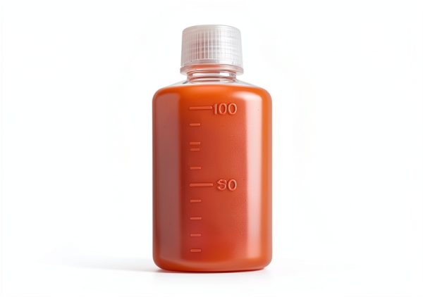 3.4oz Narrow Mouth Plastic Bottles UMETASS HDPE Graduated Lab Set-1