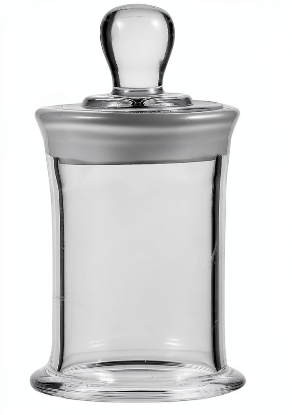 Baluue Borosilicate Glass Reagent Bottle, Wide Mouth Specimen Jar with Ground Stopper, Laboratory Chemical Storage Containers, Clear Sample Vials for Essential Oils Liquid-8