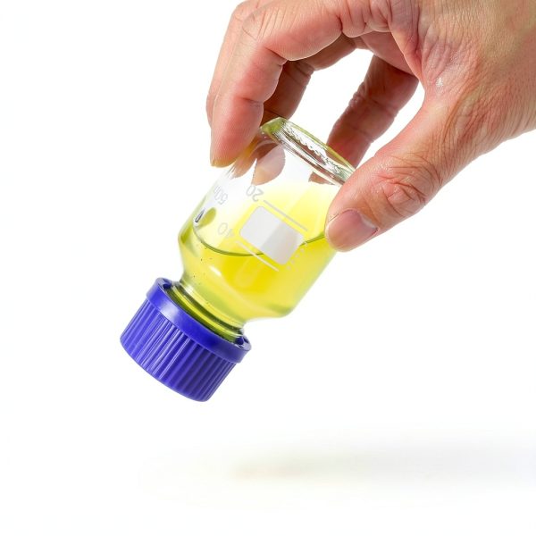 PATIKIL 8-Pack 50ml Borosilicate Reagent Bottles with Blue Screw Cap-3